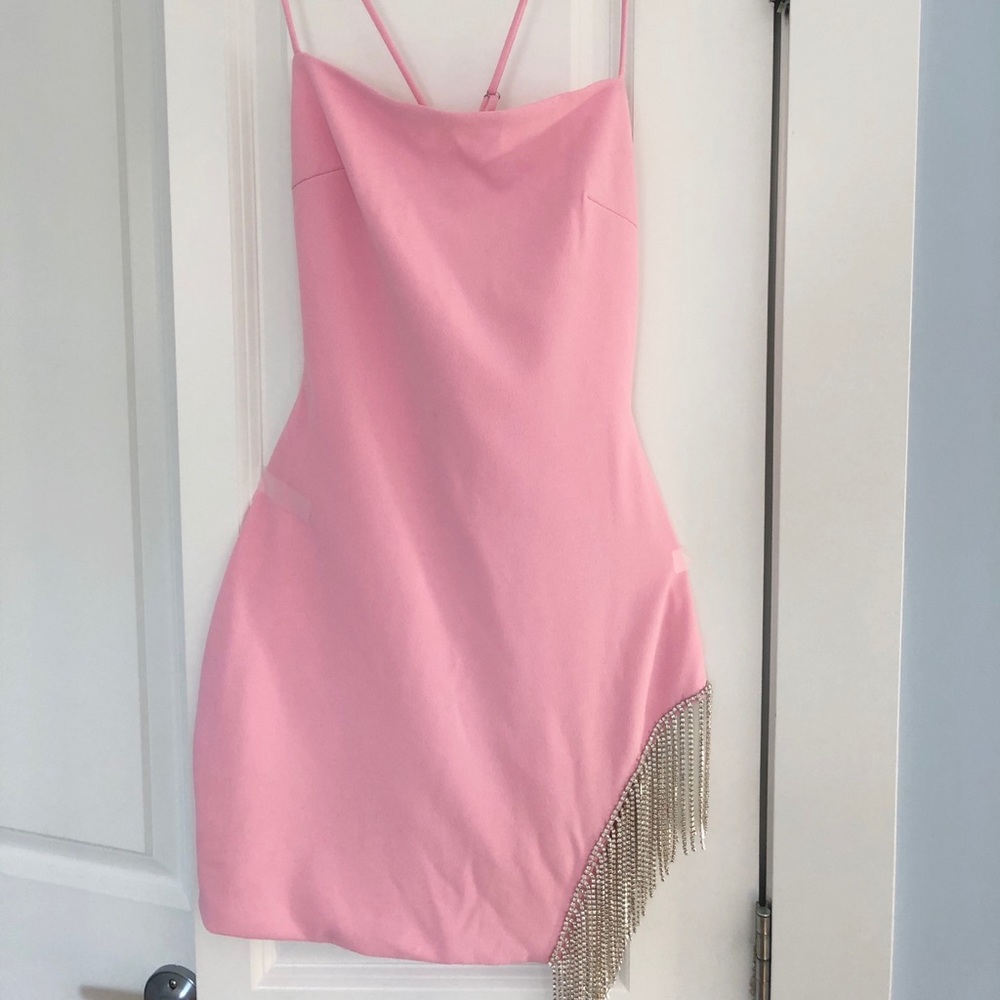 Pink dress with gems on the side 🎀 - Picture 3 of 4